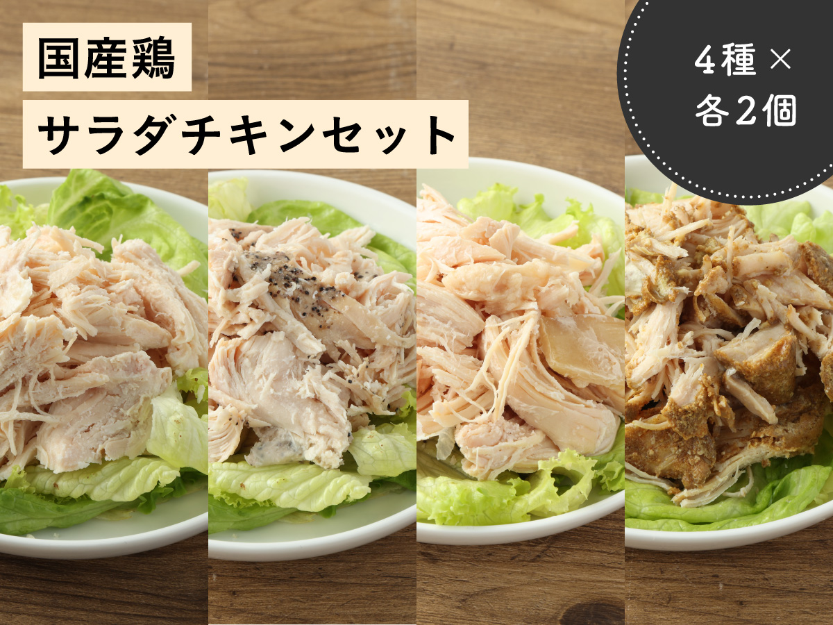 サラダチキン (4種×2P)