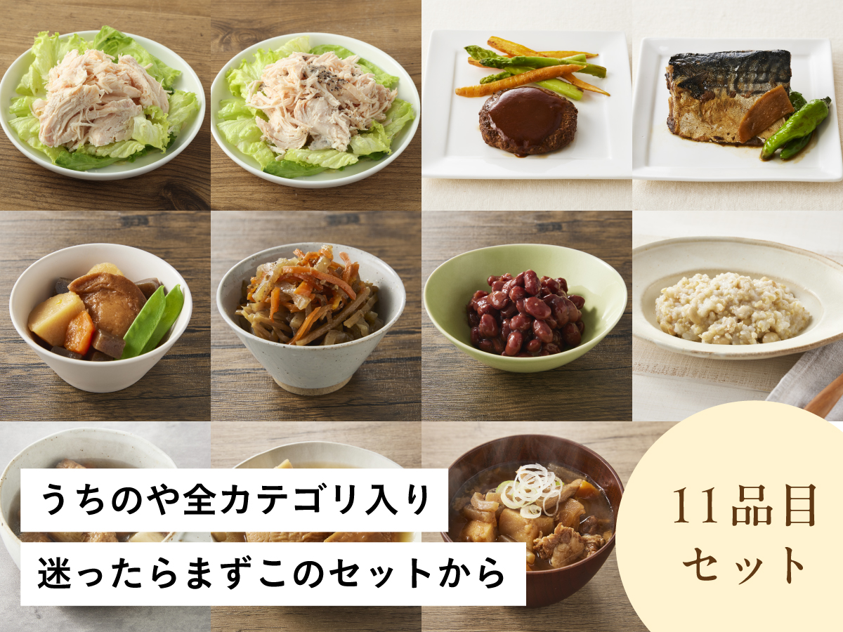 【りくりゅうペア愛用お惣菜】全ジャンルお試し おかず・スープ・主食11品セット