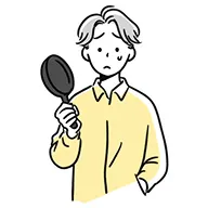 自炊できないけどPFCバランスは気になる男性のイラスト