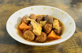 鶏団子の甘酢煮