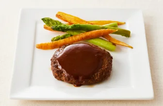 オリジナルソースのハンバーグ(豆腐入り)