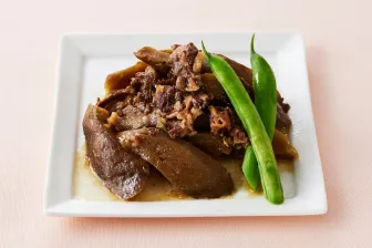 ごぼうと牛肉のしぐれ煮
