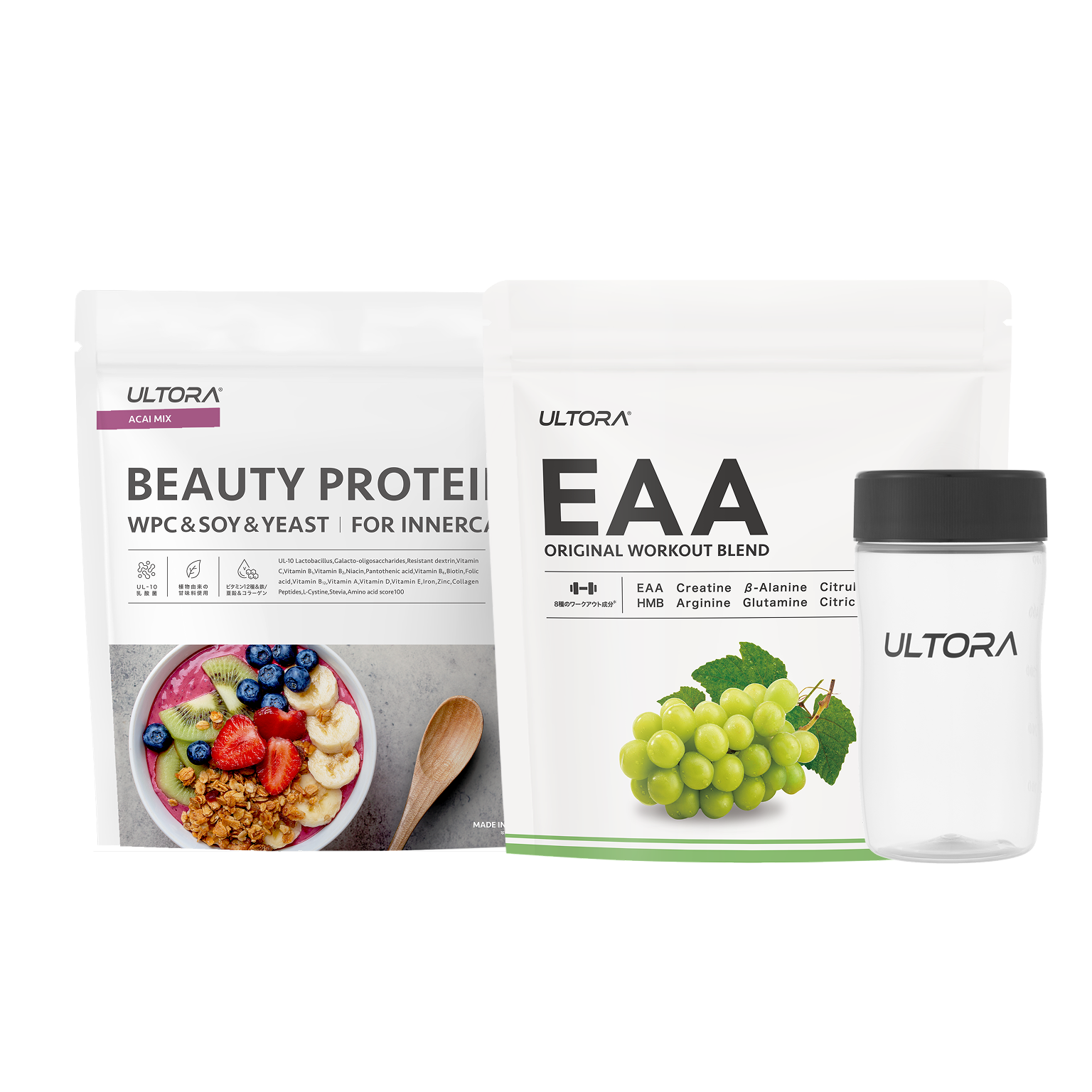 LP【母の日】ビューティー アサイーミックス風味+ EAA シャインマスカット風味+ シェイカー 