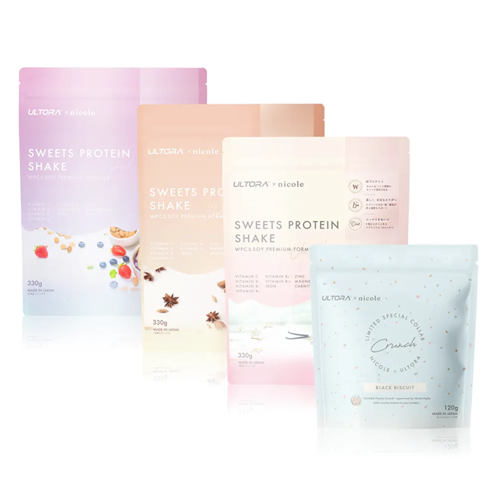 トッピング付き SWEETS PROTEIN SHAKE 3種セット