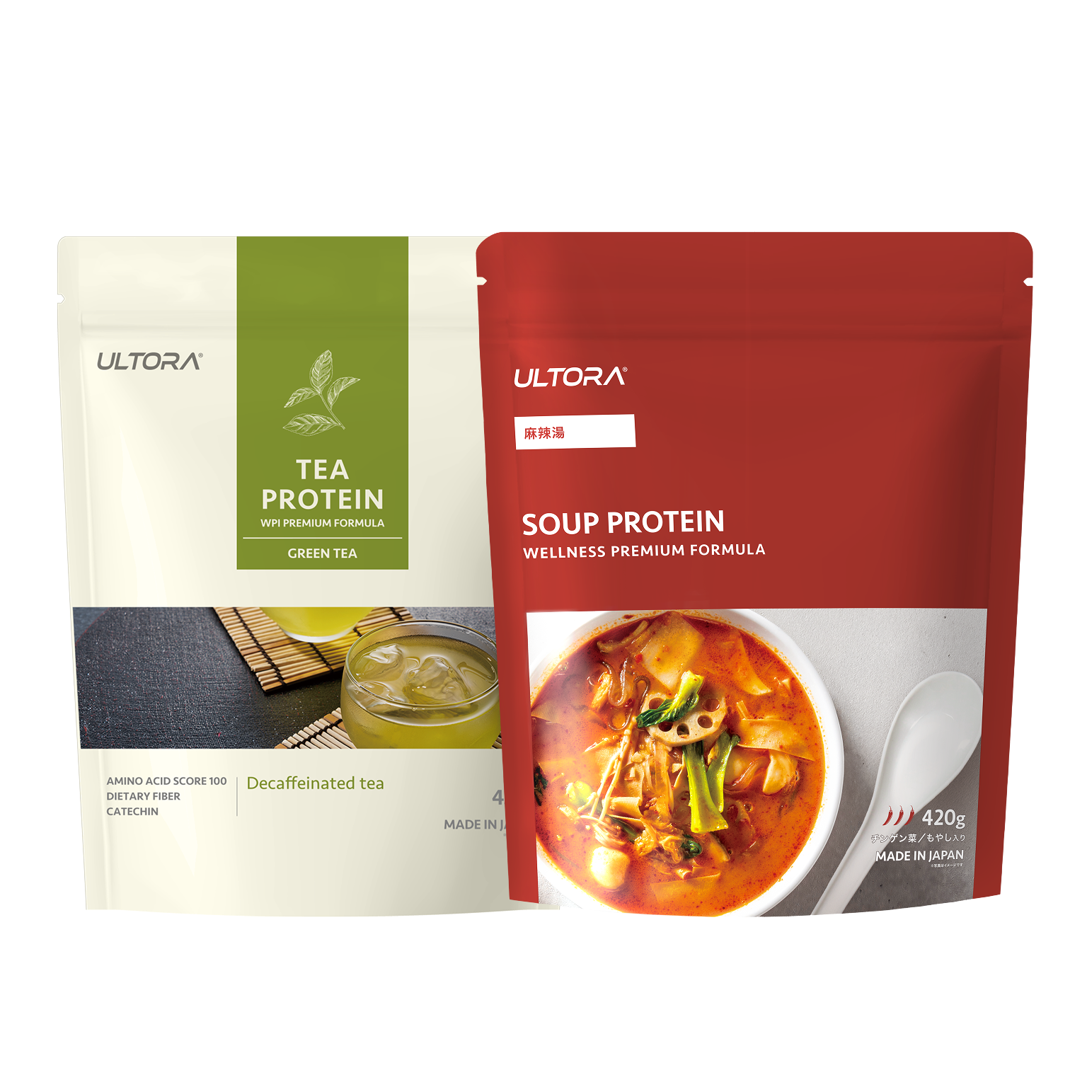 LP【母の日】ティープロテイン緑茶風味+スーププロテイン 麻辣湯風味