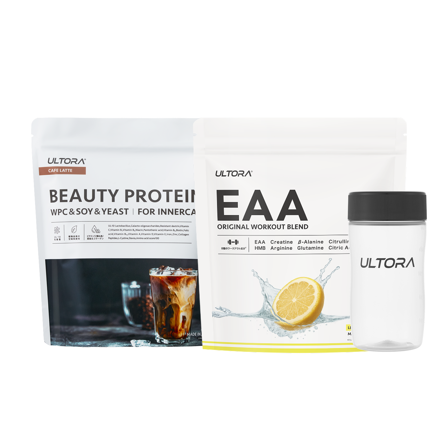 LP【母の日】ビューティー カフェラテ風味+ EAA レモンウォーター風味+ シェイカー 