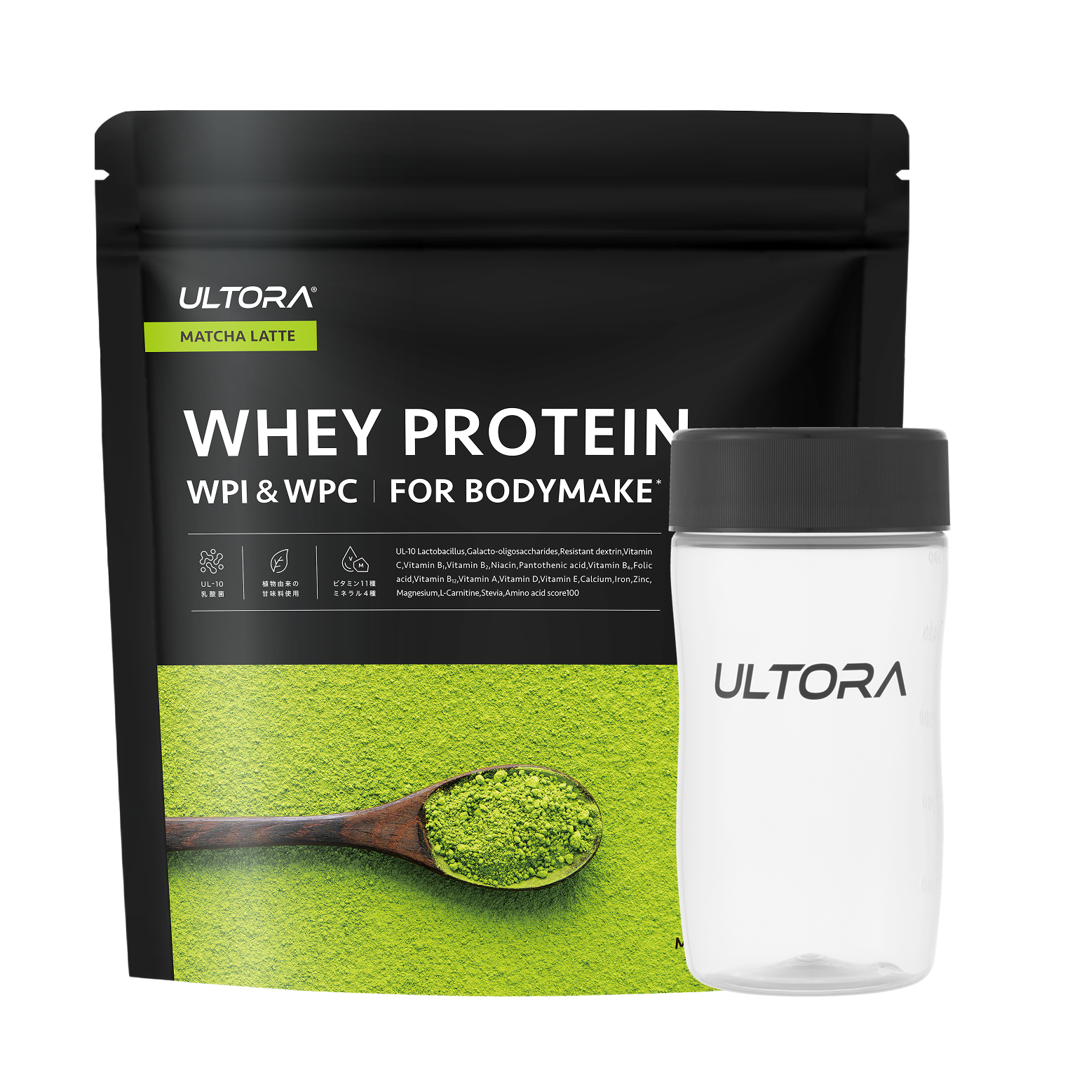 LP【母の日】ホエイプロテイン フォーボディメイク 抹茶ラテ風味 810g+シェイカー