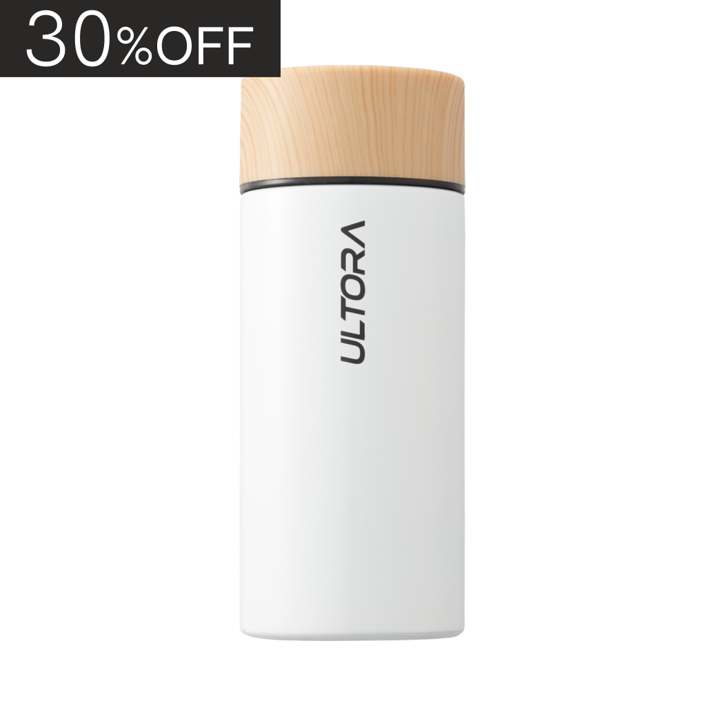 スリムサーモステンレスボトル　ホワイト(300ml)