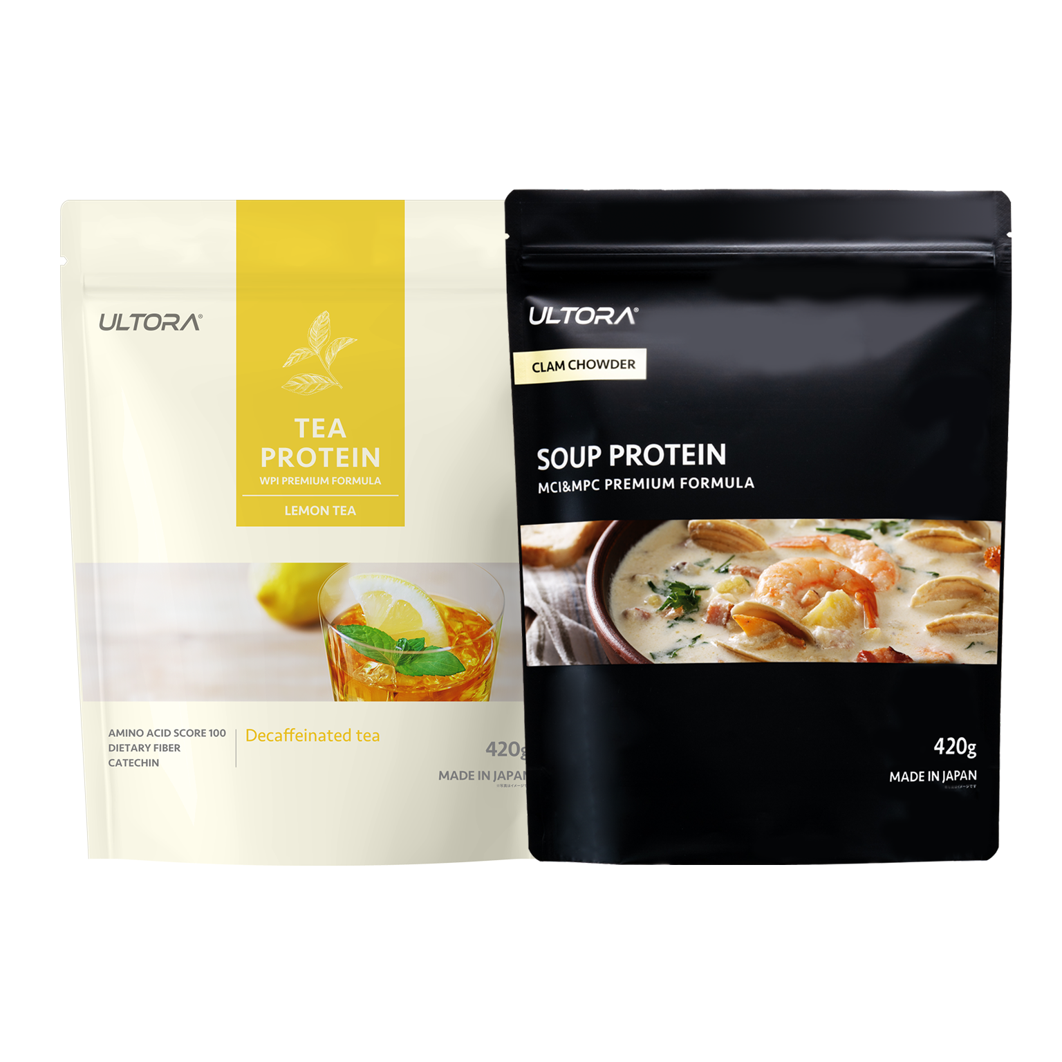 LP【母の日】ティープロテインレモンティー風味+スーププロテイン クラムチャウダー風味