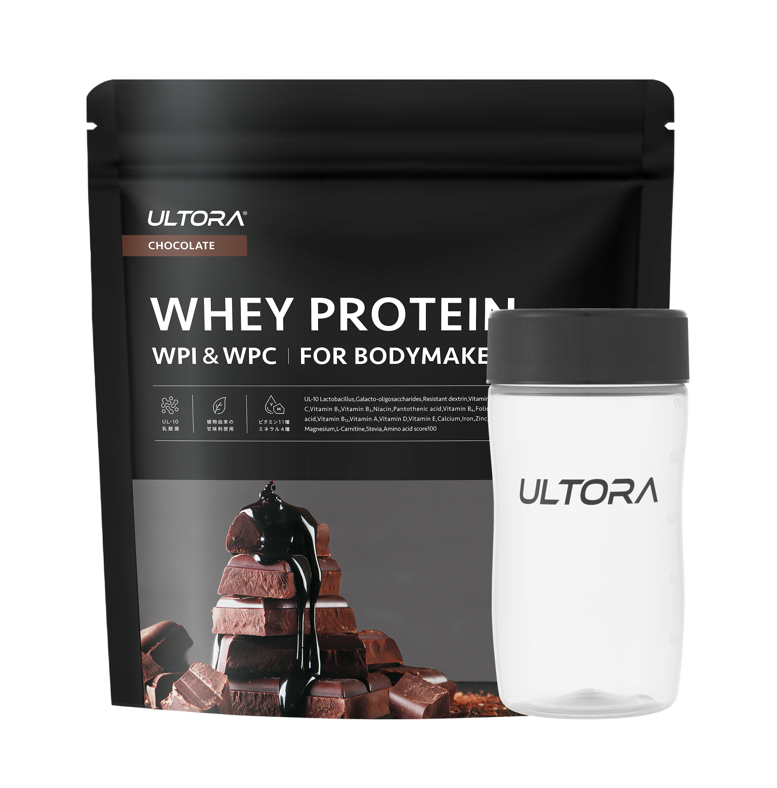 【母の日】ホエイプロテイン フォーボディメイク チョコレート風味 810g+シェイカー