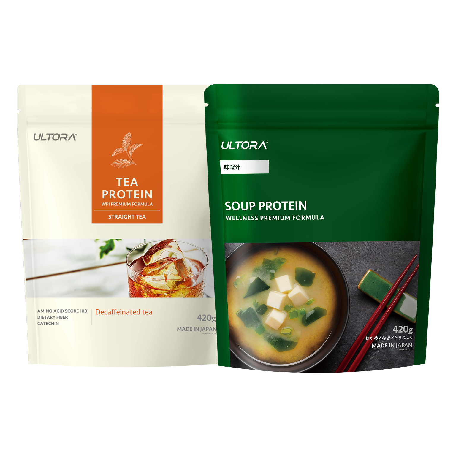 LP【母の日】ティープロテインストレートティー風味+スーププロテイン 味噌汁風味