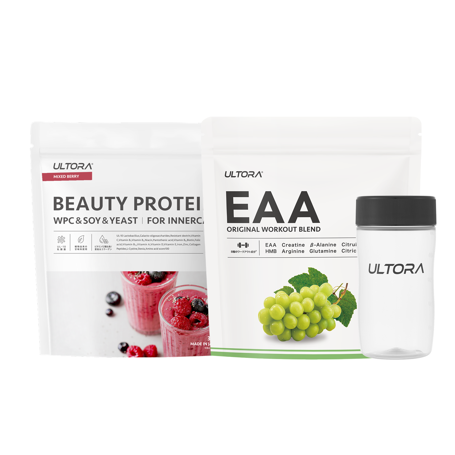 【母の日】ビューティー ミックスベリー風味+ EAA シャインマスカット風味+ シェイカー