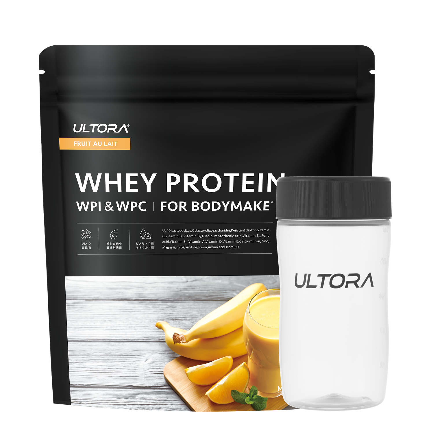 LP【母の日】ホエイプロテイン フォーボディメイク フルーツオレ風味 810g+シェイカー