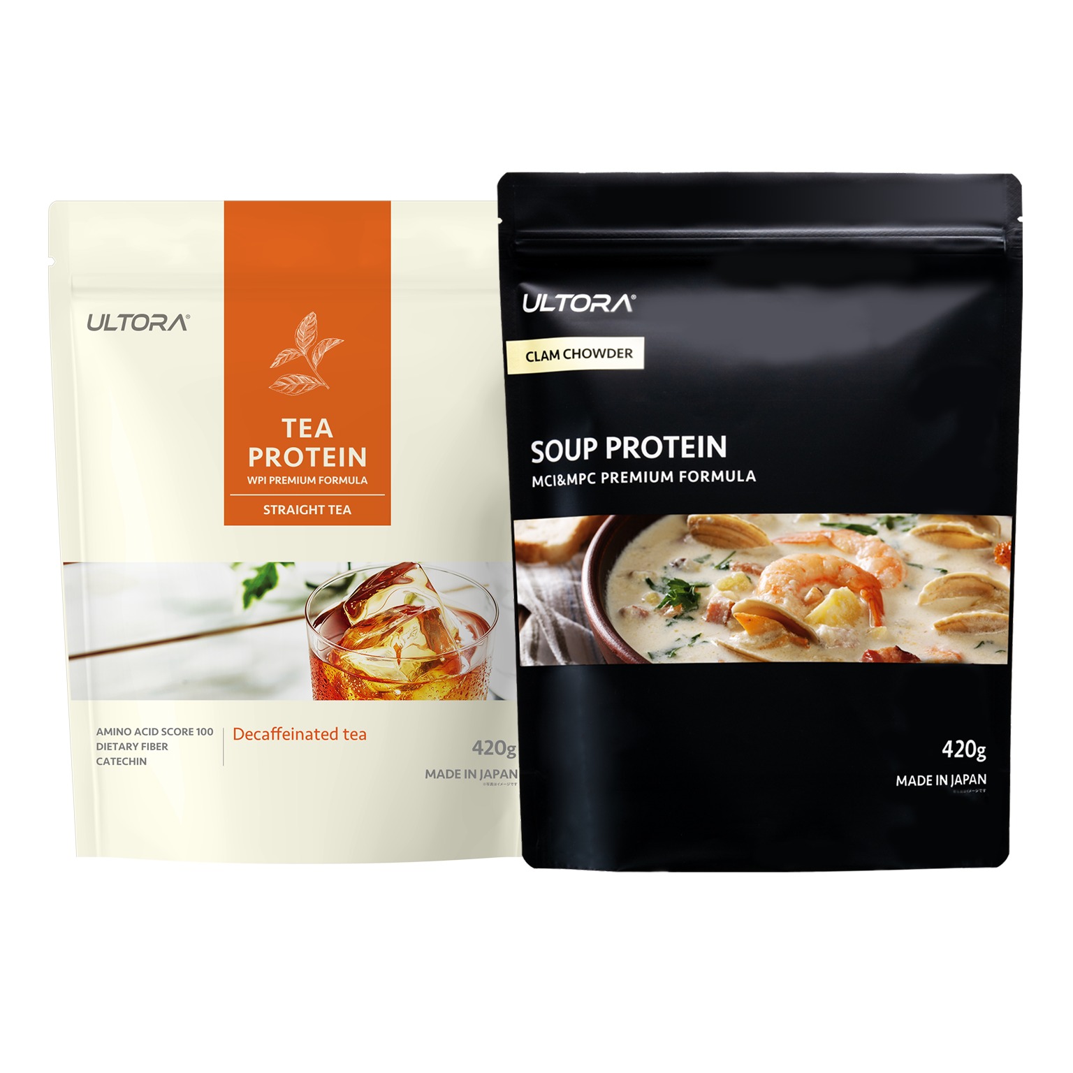 LP【母の日】ティープロテインストレートティー風味+スーププロテイン クラムチャウダー風味