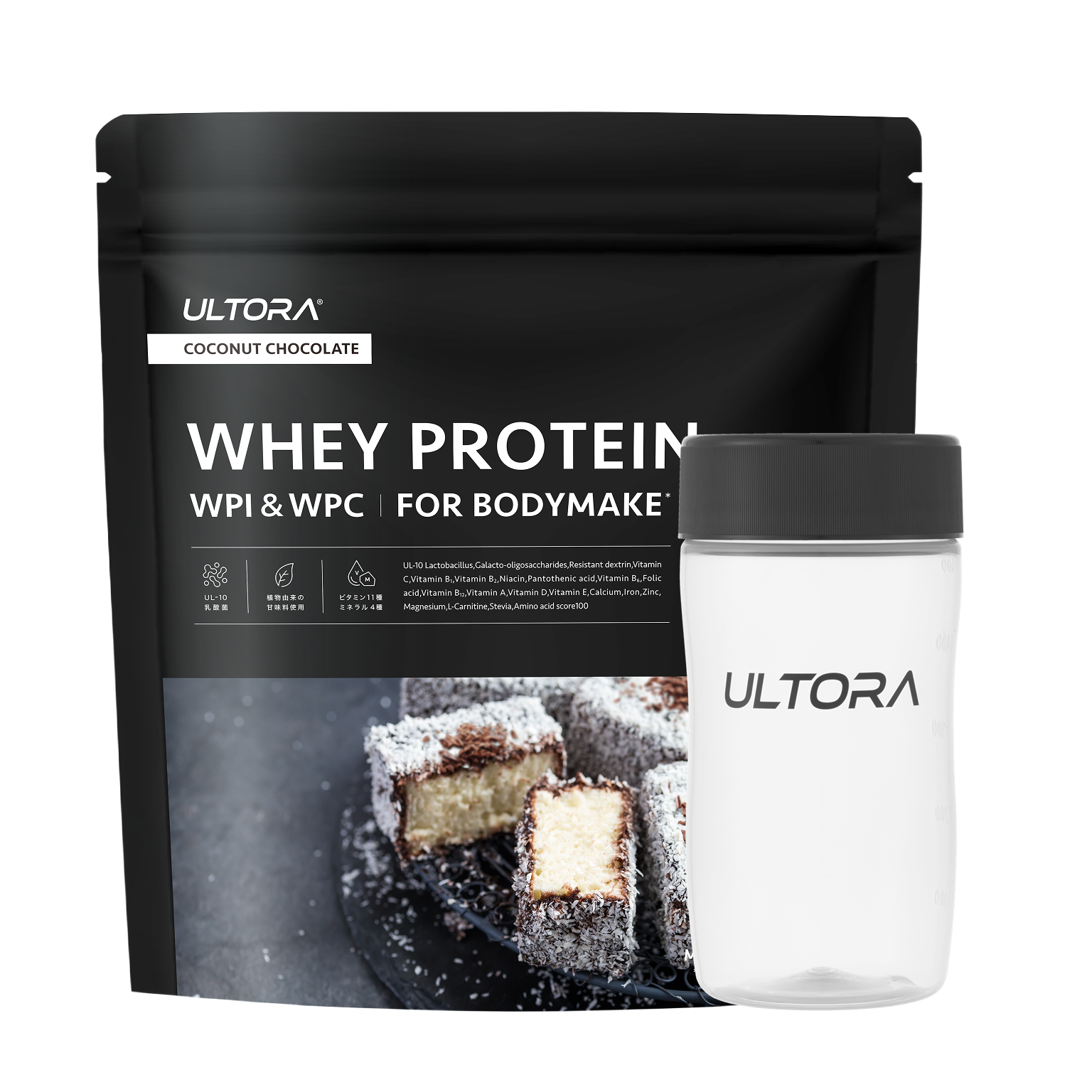 【母の日】ホエイプロテイン フォーボディメイク ココナッツチョコレート風味 810g+シェイカー