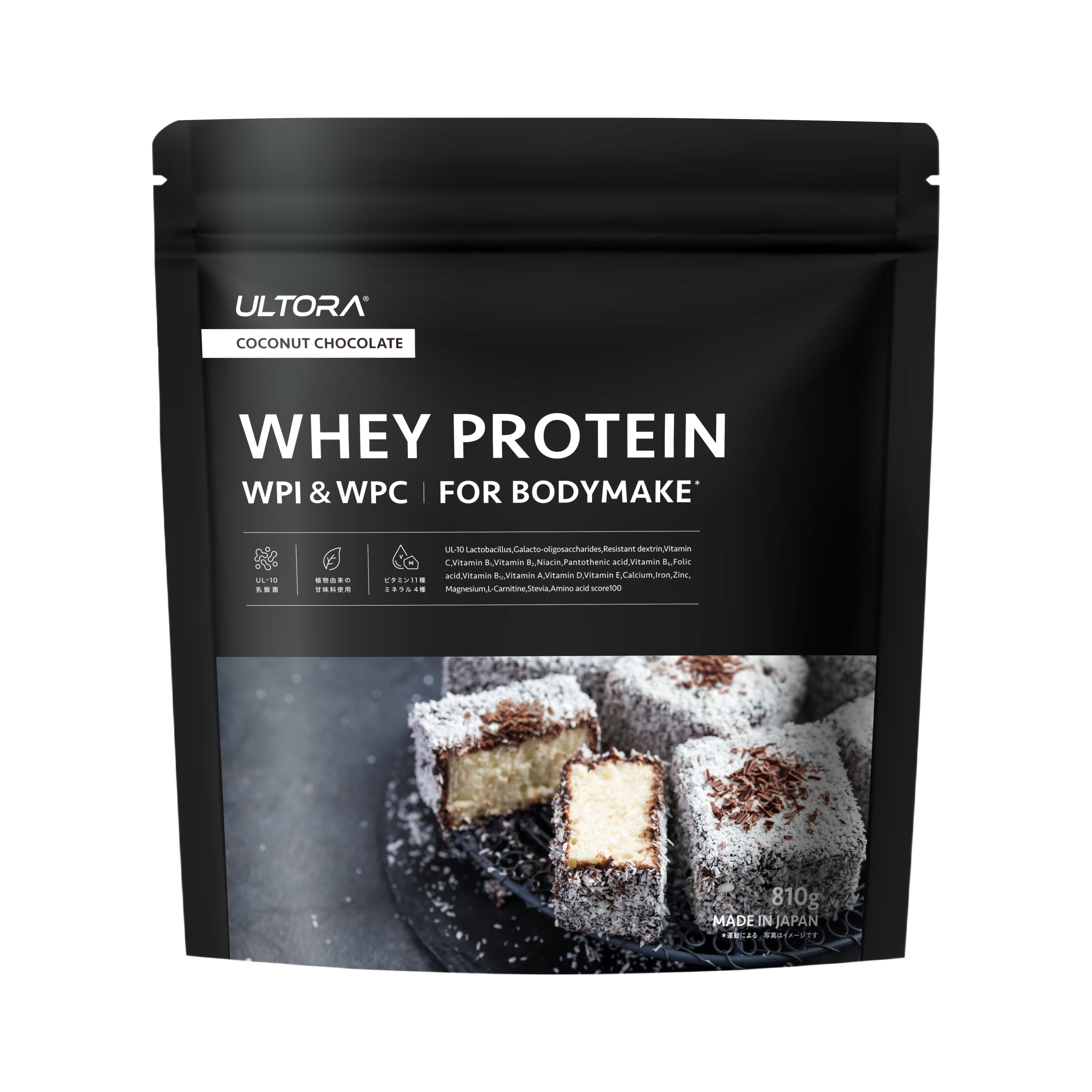 ホエイプロテイン フォー ボディメイク　ココナッツチョコレート風味　810g