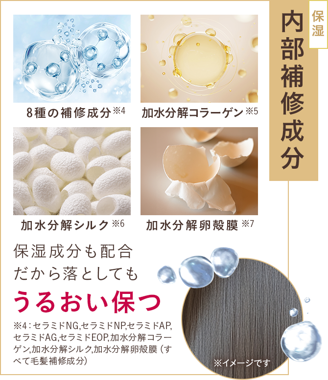 【保湿】内部補修成分