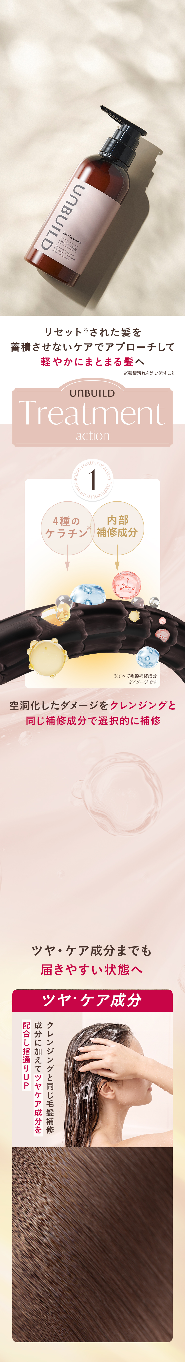 リセットされた髪を蓄積させないケアでアプローチして軽やかにまとまる髪へ