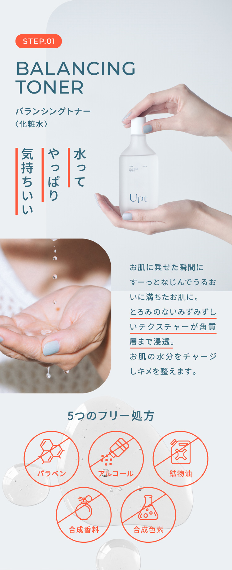 スマートスキンケアを叶える3STEP STEP1