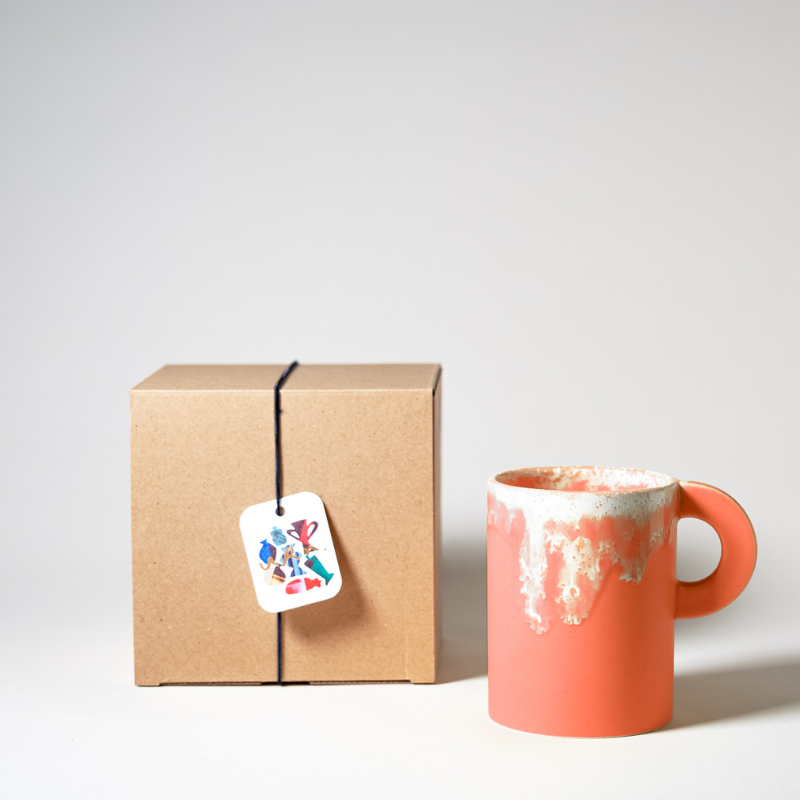 NAOKO HATA Melt Tea Cup&Lid Cup色: RENGA