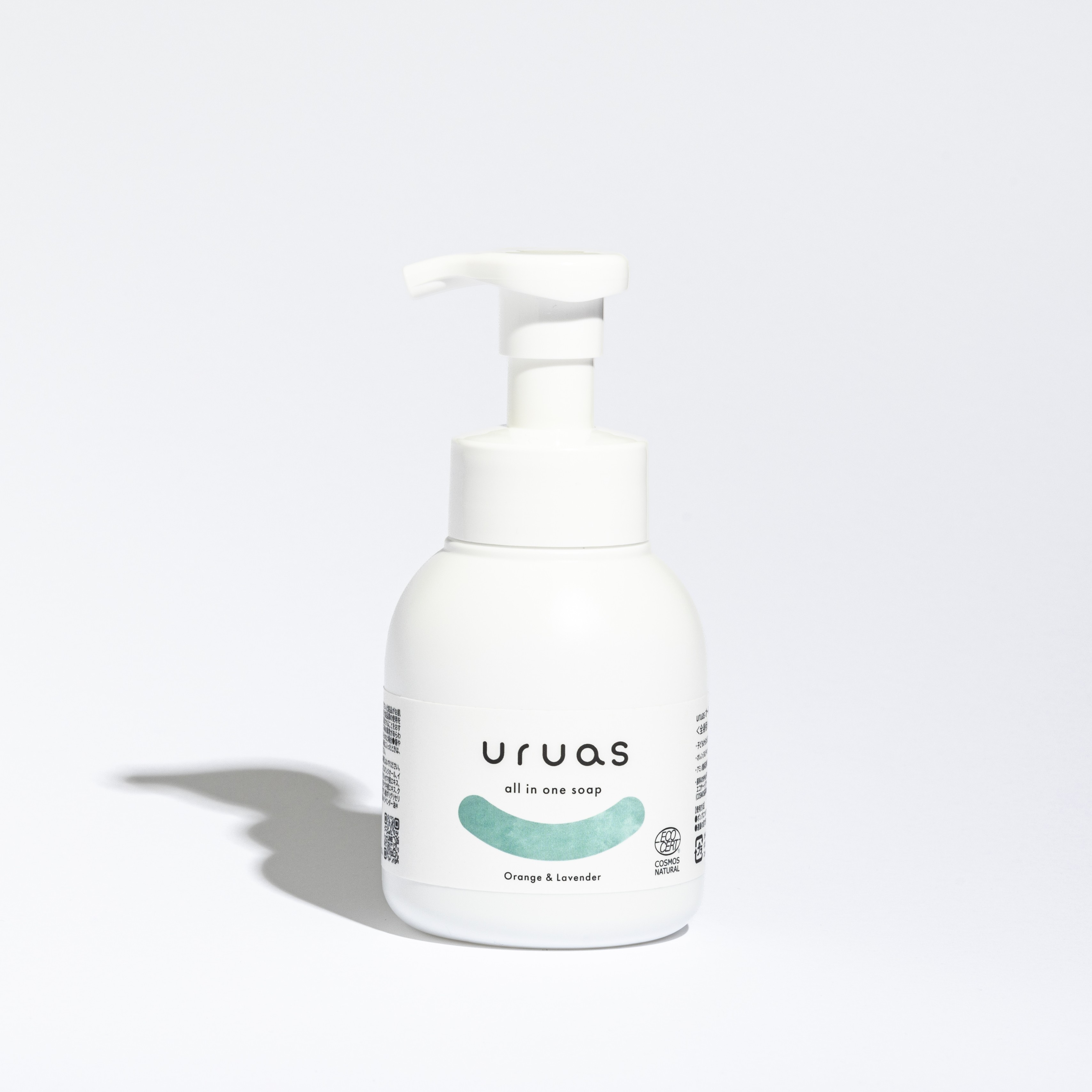 uruas all in one soap【泡タイプの全身用シャンプー】