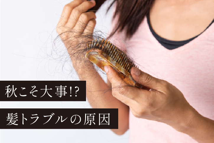 秋こそ大事!? 髪トラブルの原因