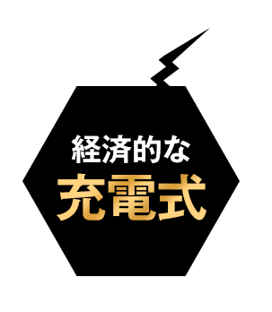 経済的な充電式