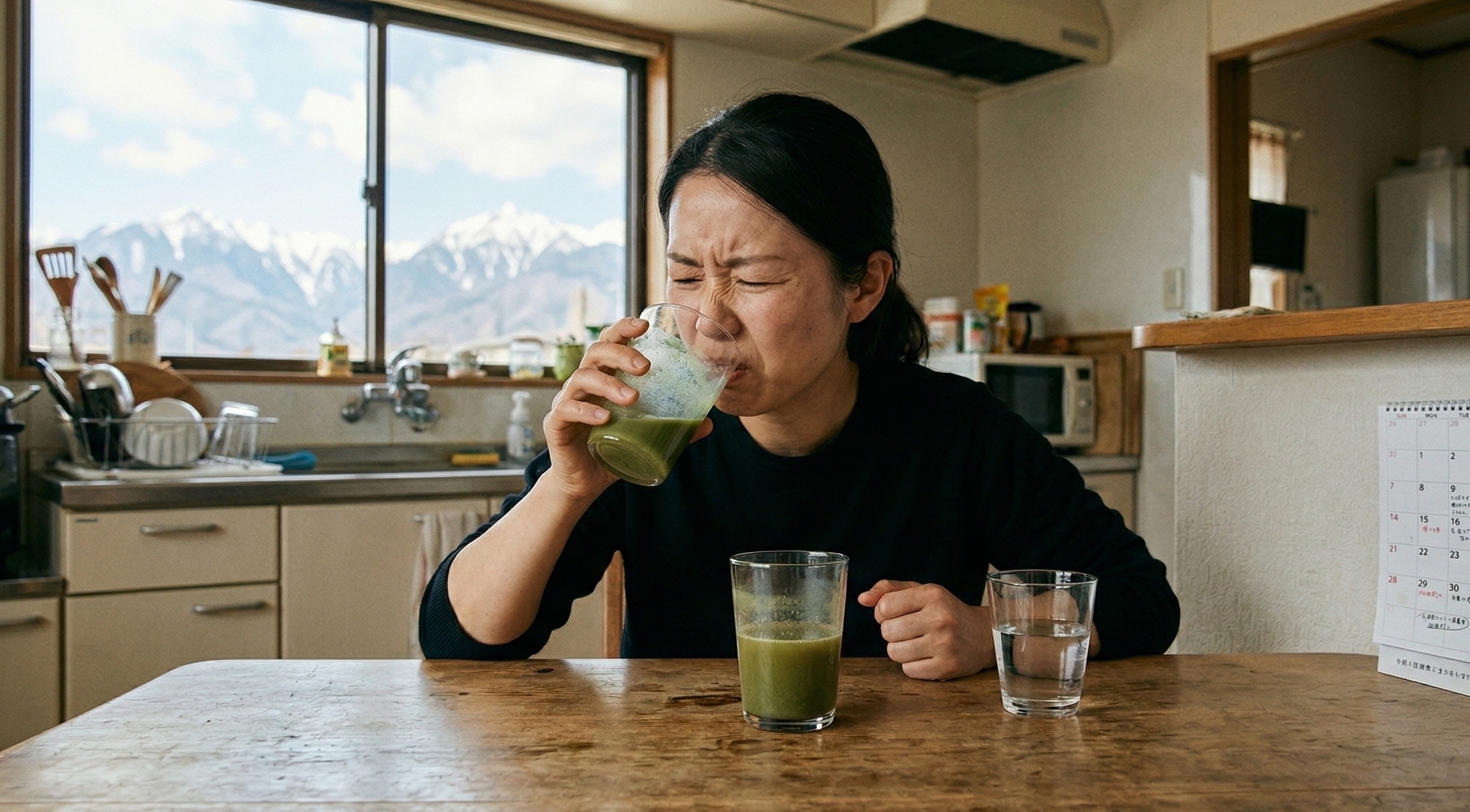 苦い青汁