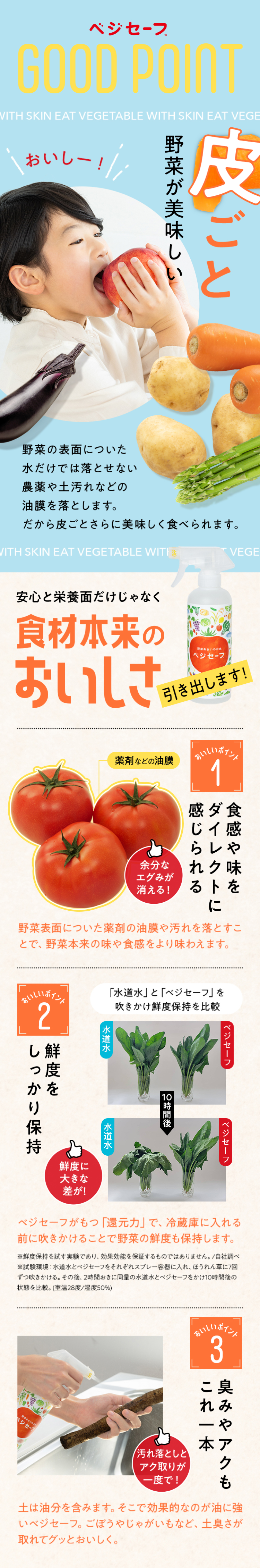 EAT VEGETABLE WITH SKIN