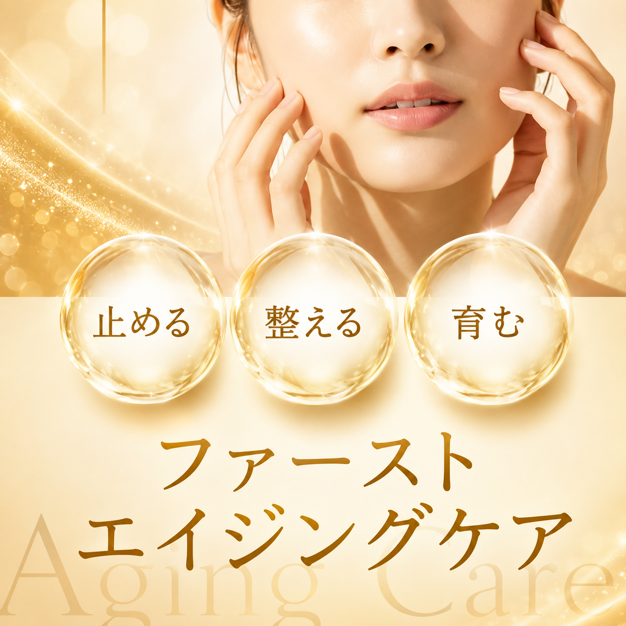 止める・整える・育む ファーストエイジングケア