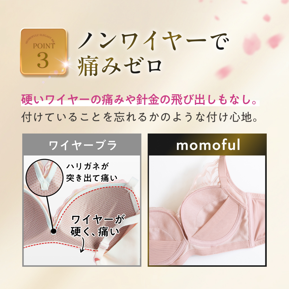 デイリーブラ elegant サイズ: Sサイズ, カラー: ブラック