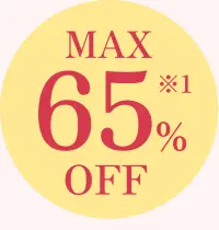 MAX 65% OFF