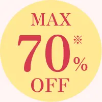 MAX 70% OFF