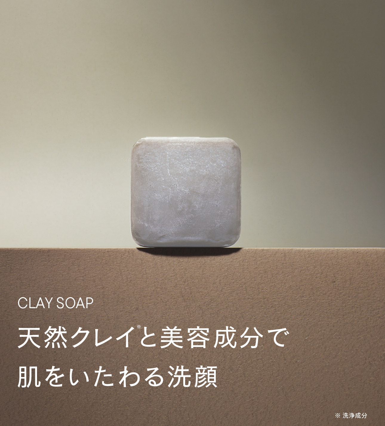 天然クレイと美容成分で肌をいたわる洗顔