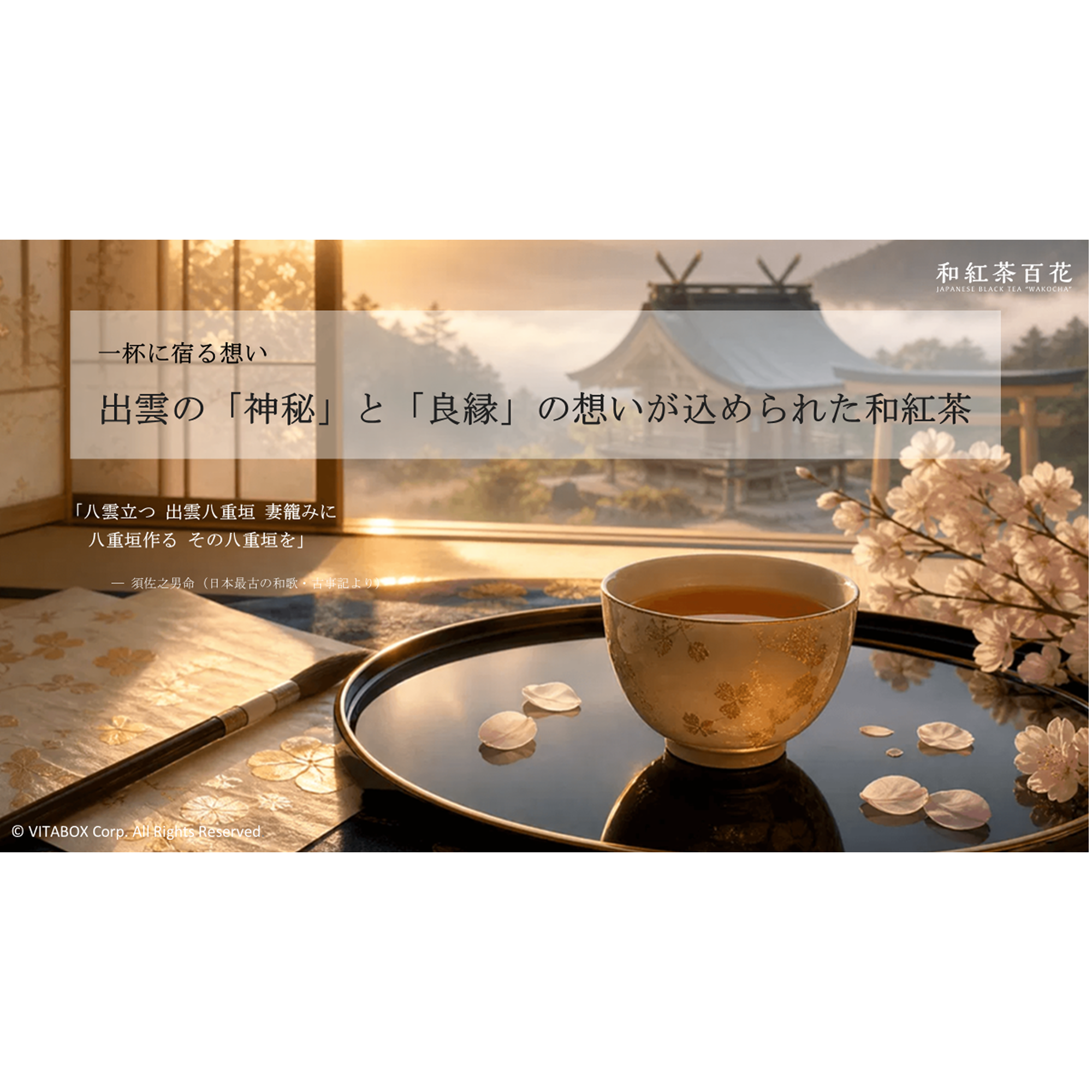出雲和紅茶 – 琥珀＆神苑 -