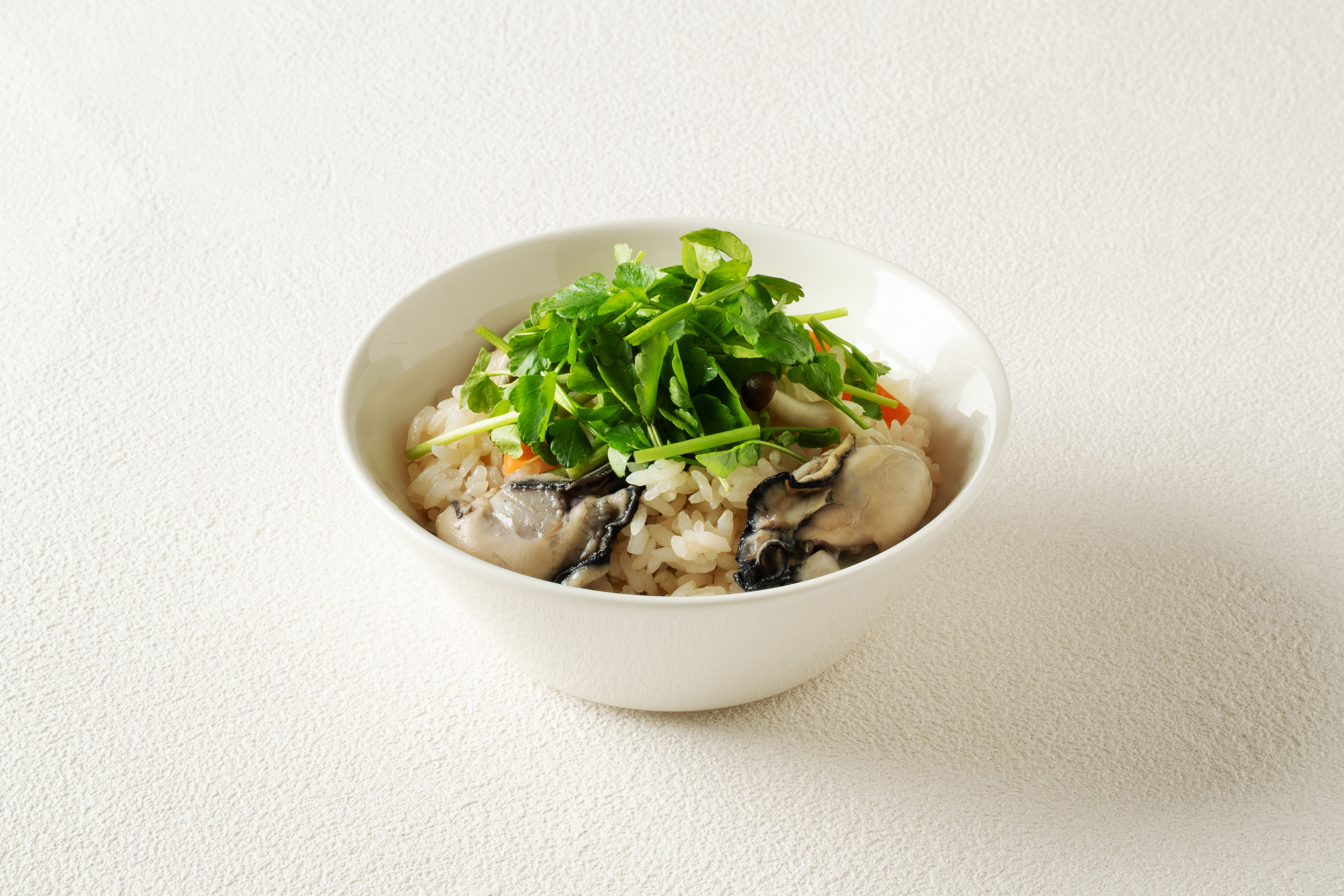 セリ香る旨み出汁の牡蠣ごはん