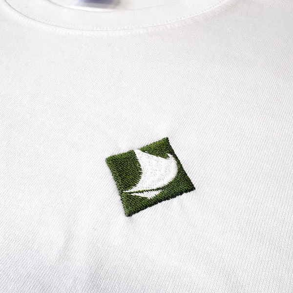 若廣 ロゴ刺繍Tシャツ〈WHITE〉 サイズ: M