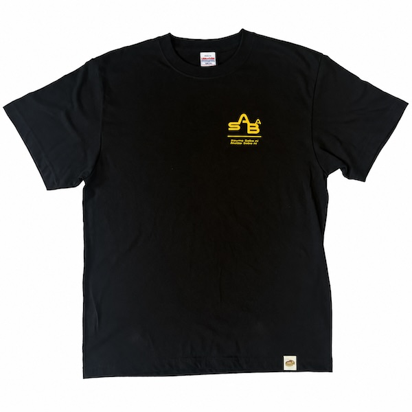 若廣 そばさばTシャツ〈BLACK〉 サイズ: M