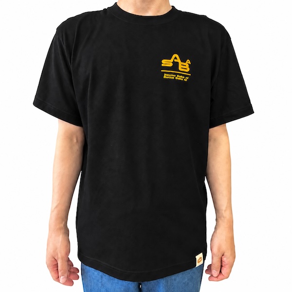 若廣 そばさばTシャツ〈BLACK〉 サイズ: M