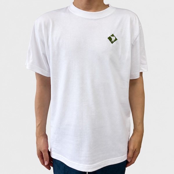 若廣 ロゴ刺繍Tシャツ〈WHITE〉 サイズ: M