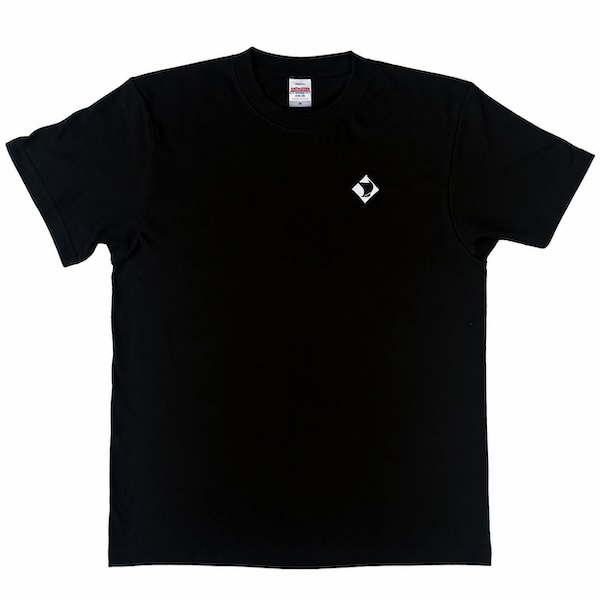 若廣 ロゴ刺繍Tシャツ〈BLACK〉 サイズ: M