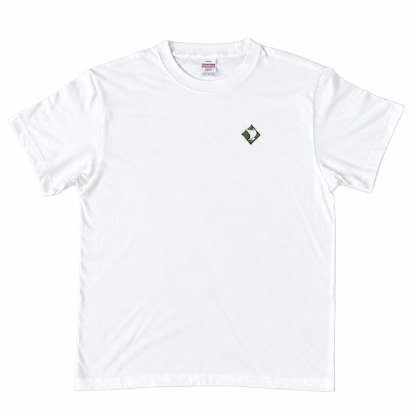 若廣 ロゴ刺繍Tシャツ〈WHITE〉 サイズ: M
