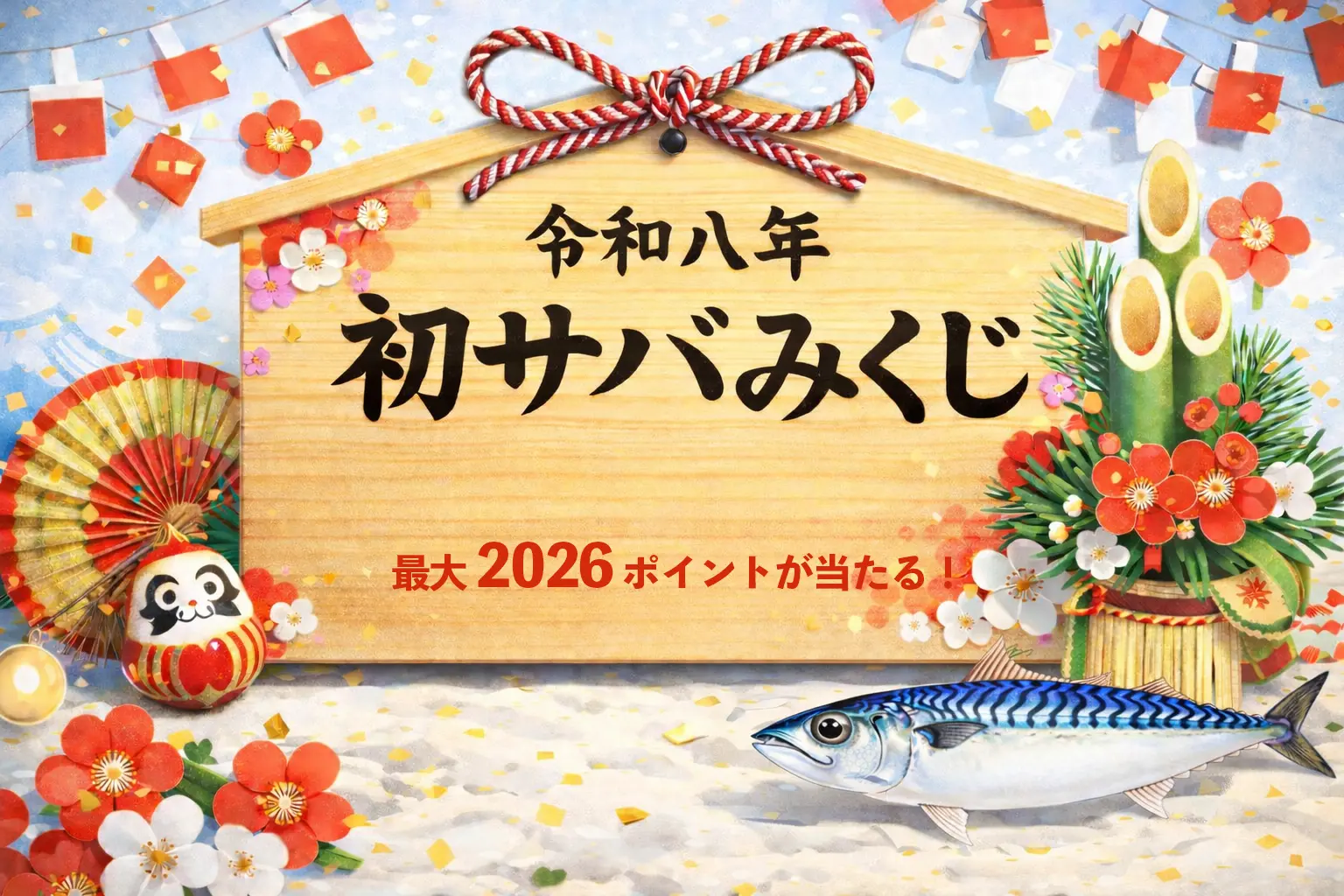 令和八年初サバみくじ
