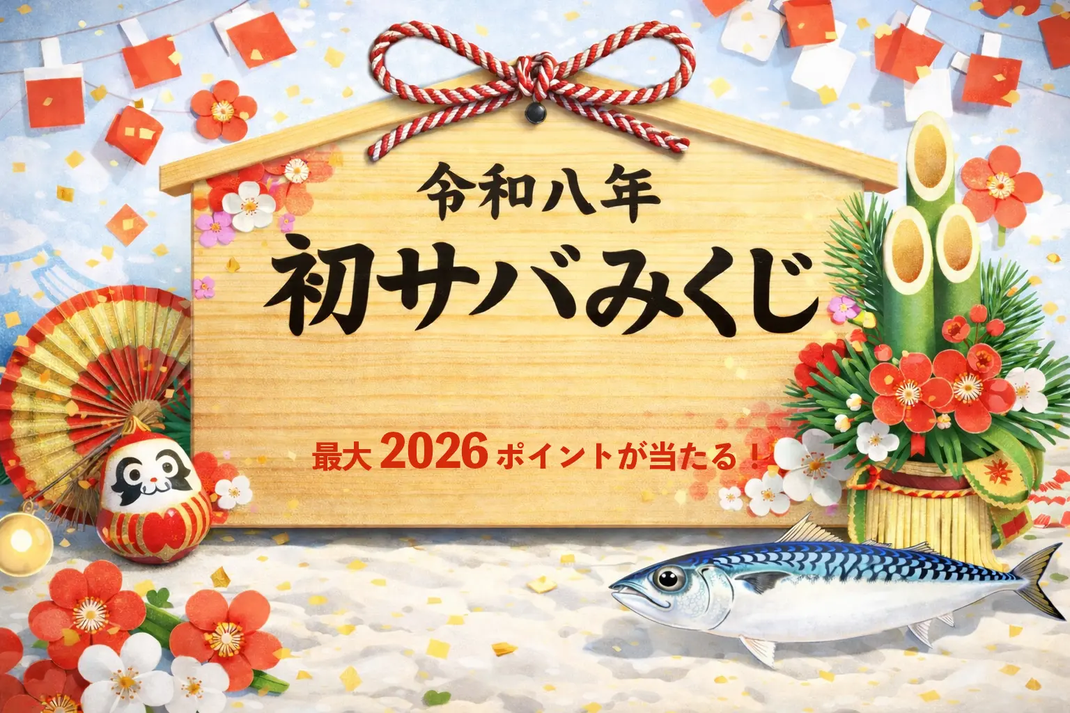 令和八年初サバみくじ
