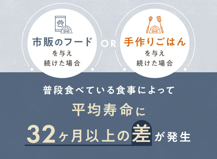 普段食べている食事によって平均寿命に32ヶ月以上の差が発生