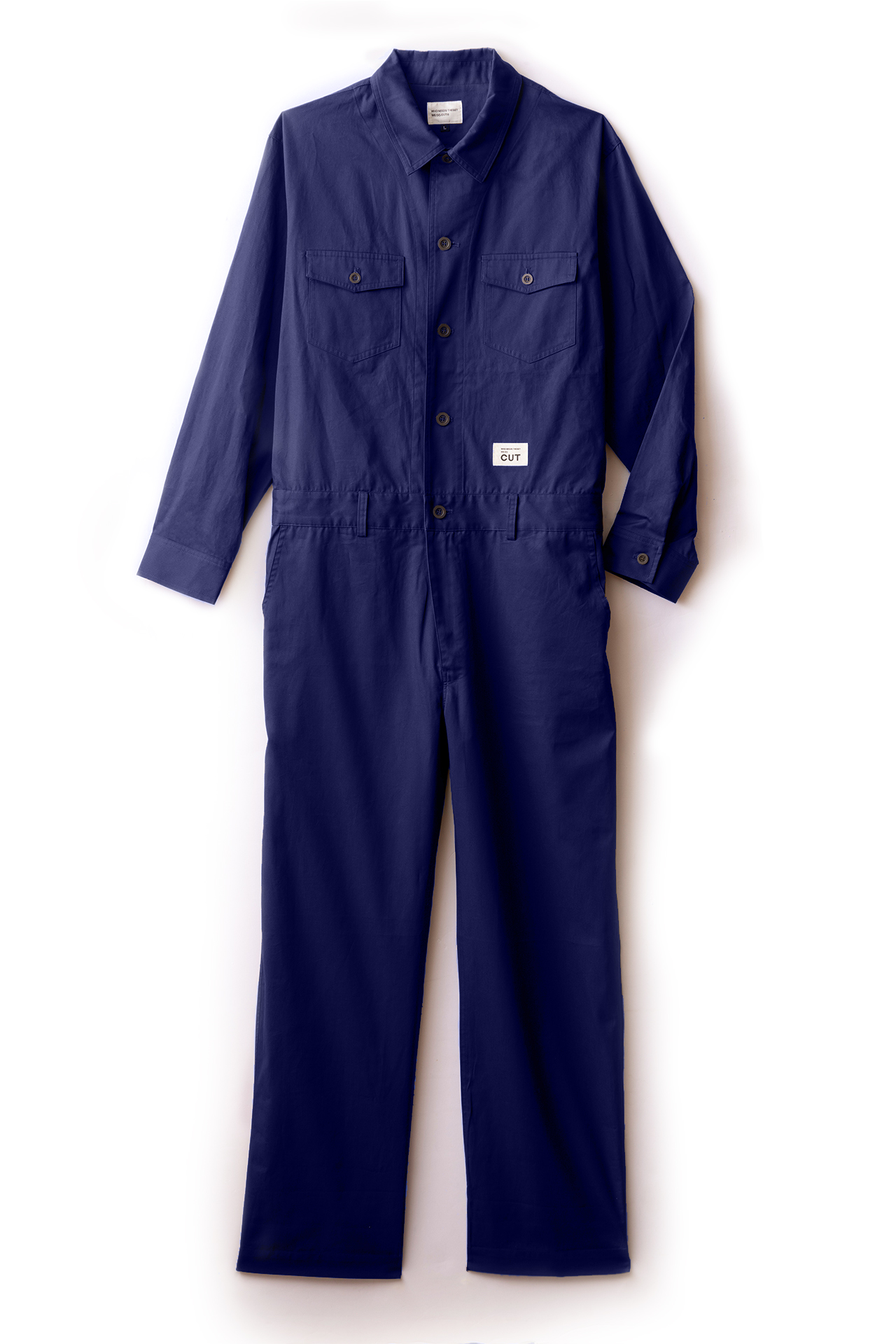 CUT JUMPSUIT COMBED BURBERRY / NAVY SIZE: XS