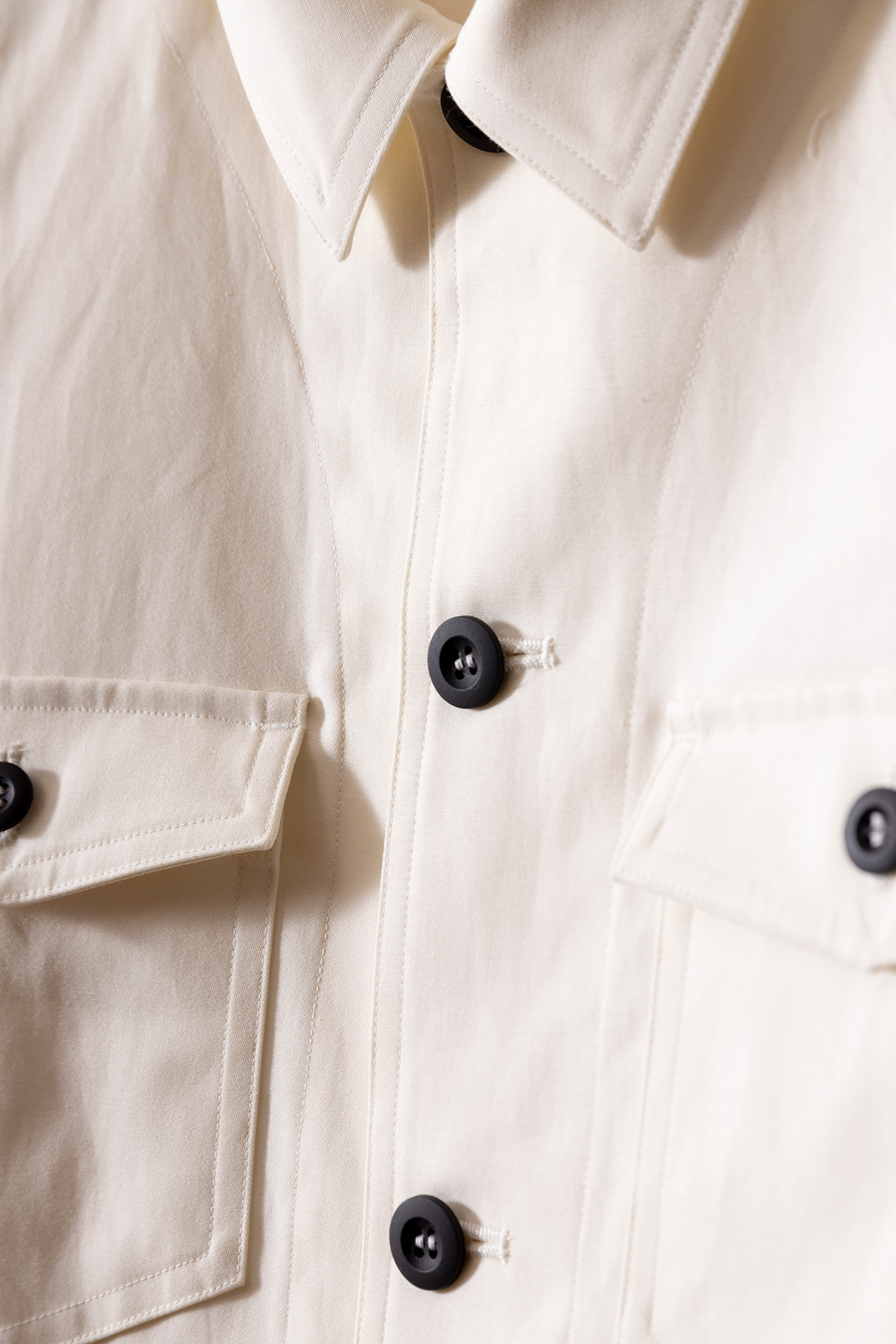 CUT JUMPSUIT COTTON DOUBLE CLOTH / IVORY SIZE: XS