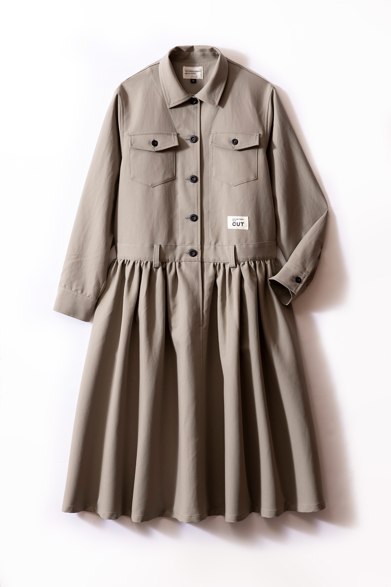CUT JUMPSUIT COTTON DOUBLE CLOTH / MOS SIZE: S
