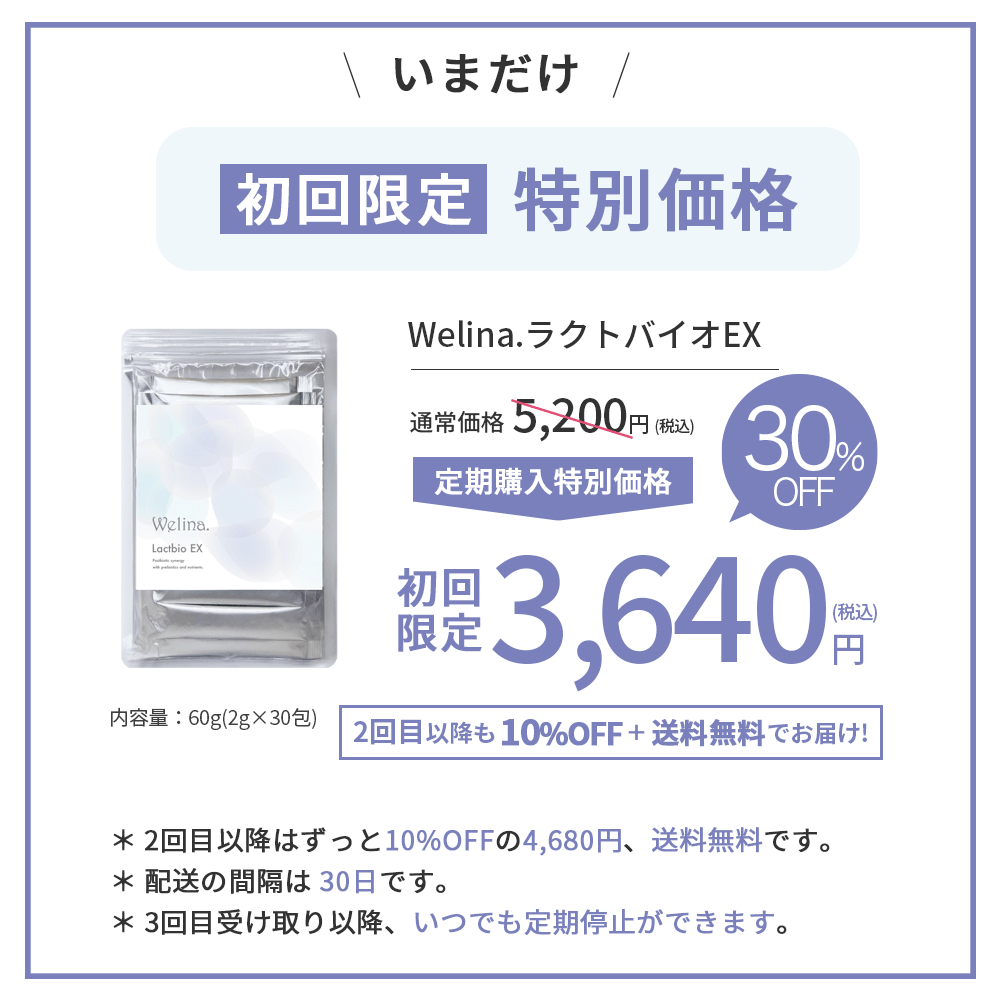 ［定期商品］Welina.ラクトバイオEX