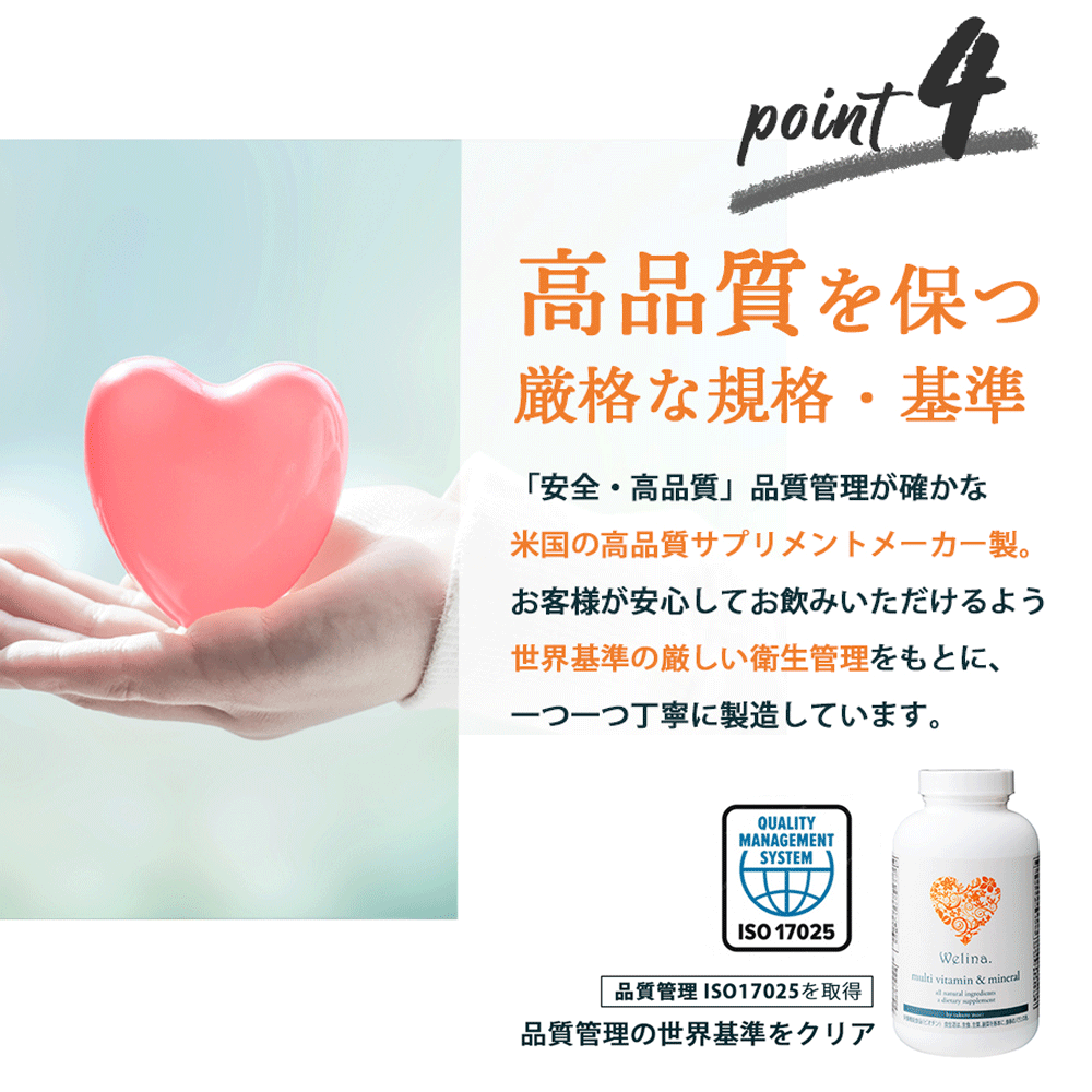 ［定期商品］Welina.マルチビタミンミネラル